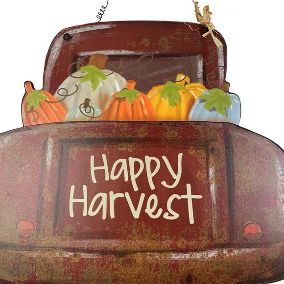 Hobby Lobby Holiday Happy Harvest Mdf Wood Pick Up Truck Wall Decor